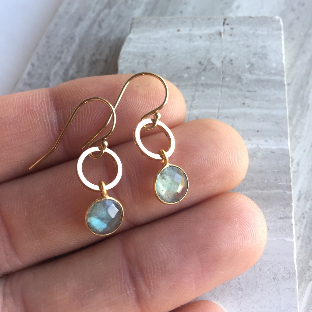 14k GoldSterling Silver Labradorite Earrings 39$